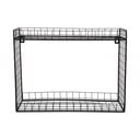 Czarna wielopoziomowa stalowa półka 40 cm Reja – PT LIVING