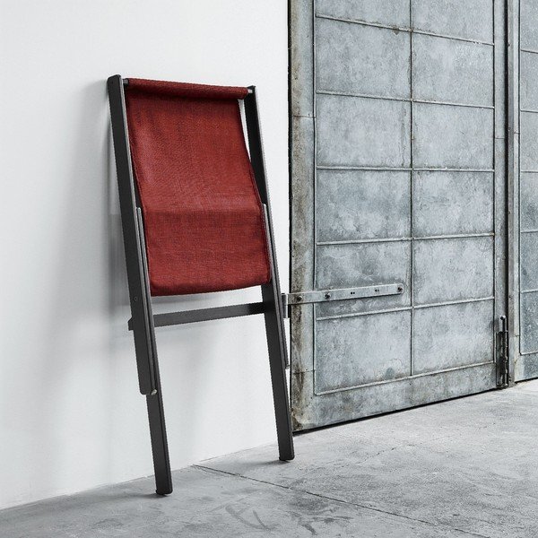 Fotel składany Karup Boogie Black/Passion Red-image-2