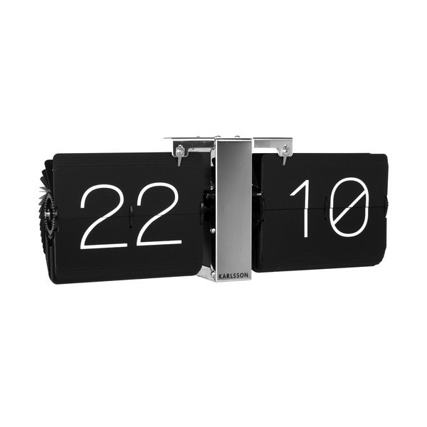Czarny zegar Present Time No Case