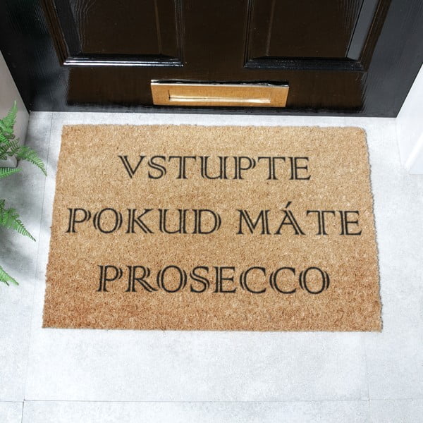 Wycieraczka z włókna kokosowego 40x60 cm Prosecco – Artsy Doormats-image-2