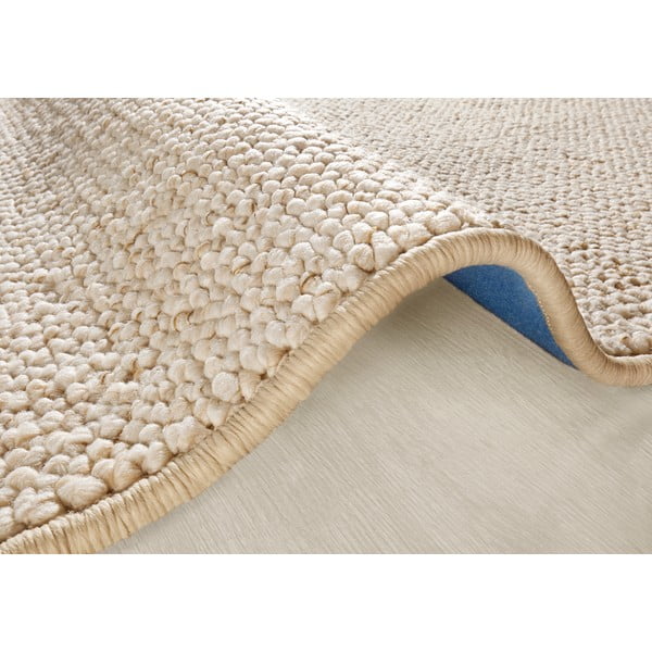 Kremowy okrągły dywan ø 133 cm Wolly – BT Carpet-image-3