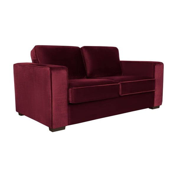 Sofa 2-osobowa w burgundowej barwie Cosmopolitan Design Denver