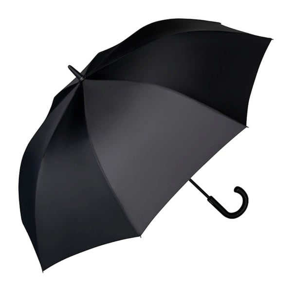 Czarny parasol Von Lilienfeld Leo, ø 114 cm