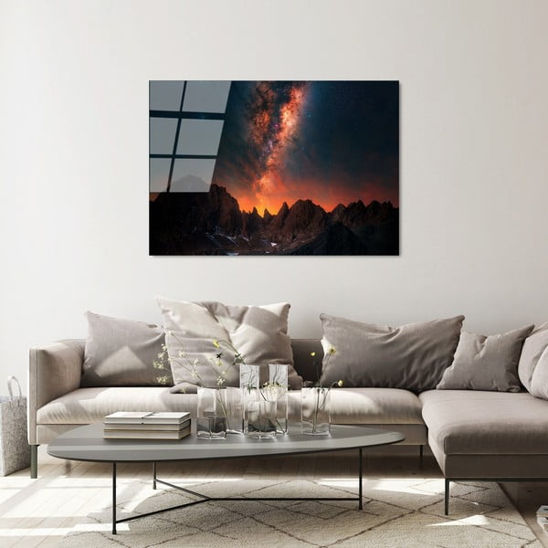 Szklany obraz 100x70 cm Night Sky – Wallity-image-3