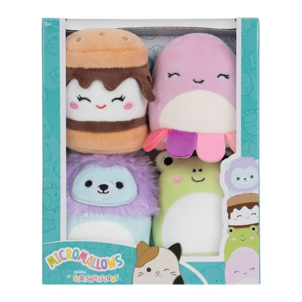 Zabawki pluszowe zestaw 4 szt. Micromallows 4Pack – SQUISHMALLOWS-image-1