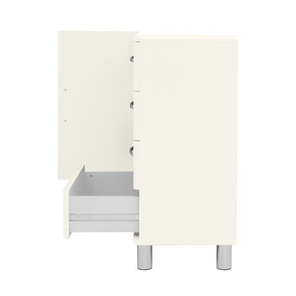 Biała niska komoda 98x92 cm Malibu – Tenzo-image-2