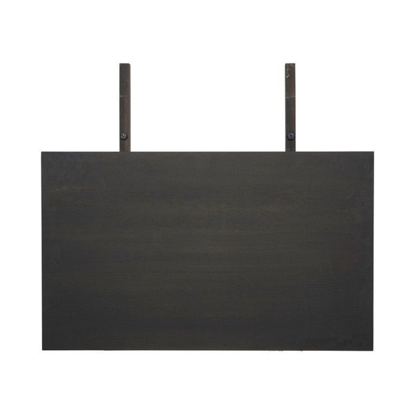 Czarny dodatkowy blat Canett Aspen, szer. 45 cm