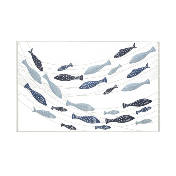 Metalowa dekoracja ścienna 96,5x61 cm Pesci – Mauro Ferretti