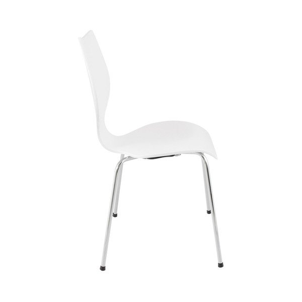 Białe krzesło do jadalni Kokoon Design Elipse-image-1