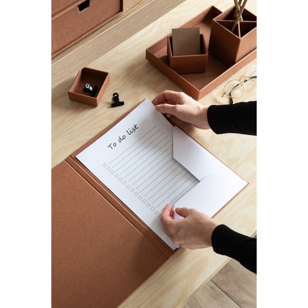 Kartonowy organizer na dokumenty Paulina Restore Paper Laminate A4 – Bigso-image-4