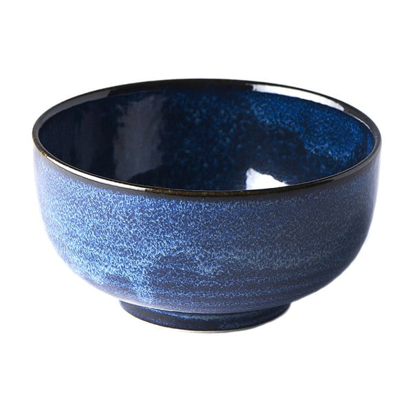 Niebieska miska ceramiczna MIJ Indigo, ø 16 cm