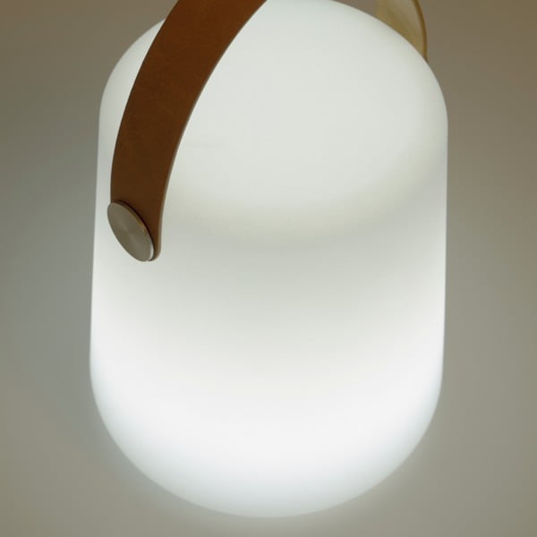 Biało-brązowa lampa zewnętrzna Kave Home Dialma-image-3