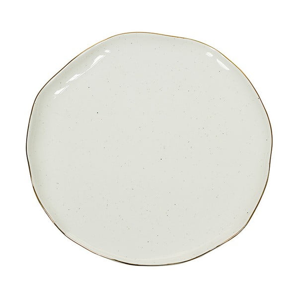 Biały talerz porcelanowy Santiago Pons Bol, ⌀ 26 cm