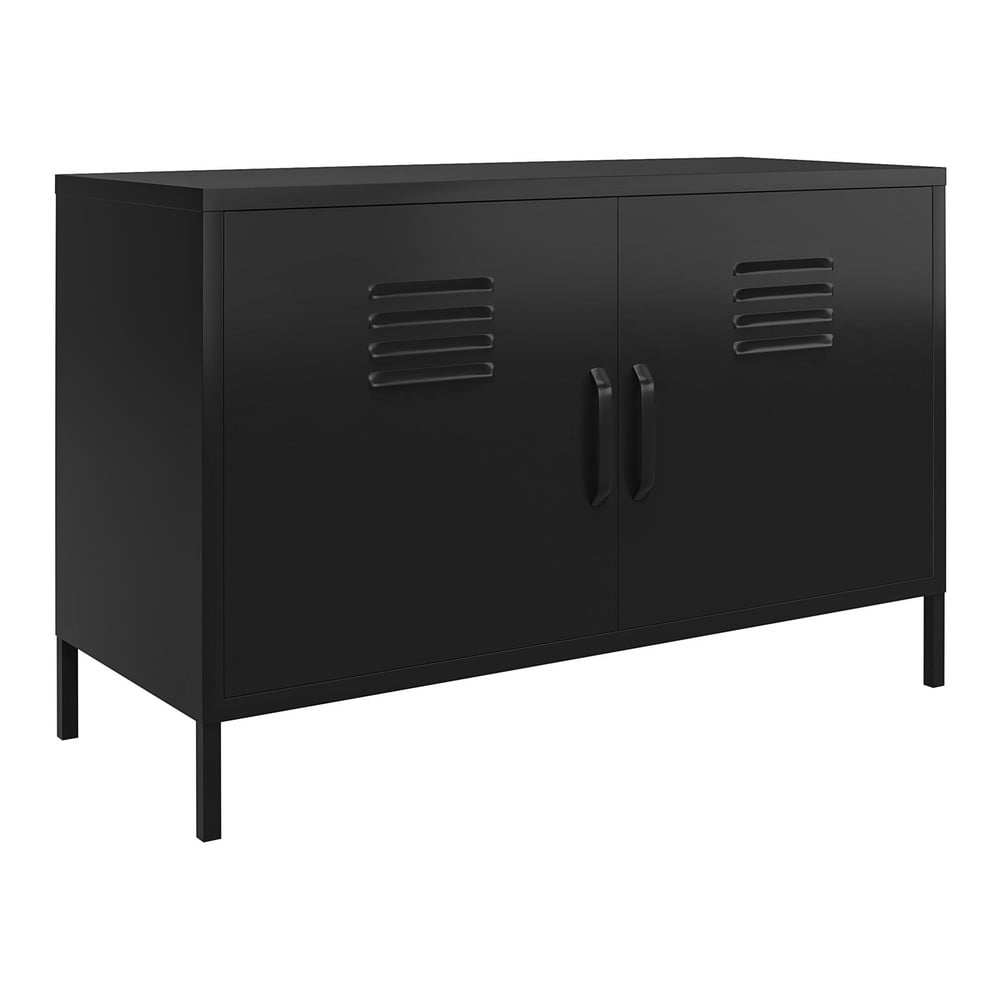 Czarna metalowa szafka 100x64x40 cm Mission District – Støraa (zdjęcie 6)