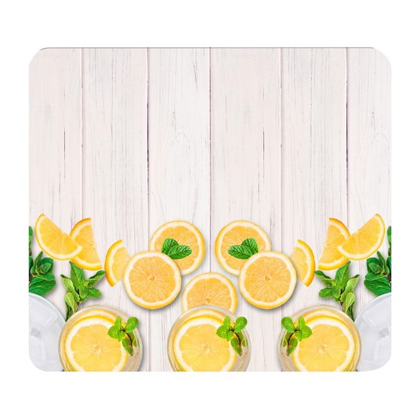 Płyta ochronna na ścianę przy kuchence ze szkła hartowanego 50x56 cm Lemons – Wenko