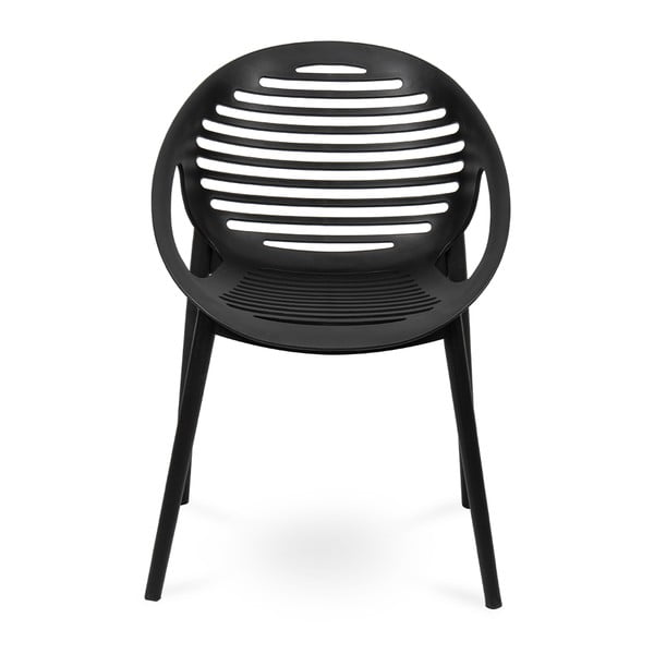 Czarne krzesło ogrodowe Bonami Essentials Joanna-image-3