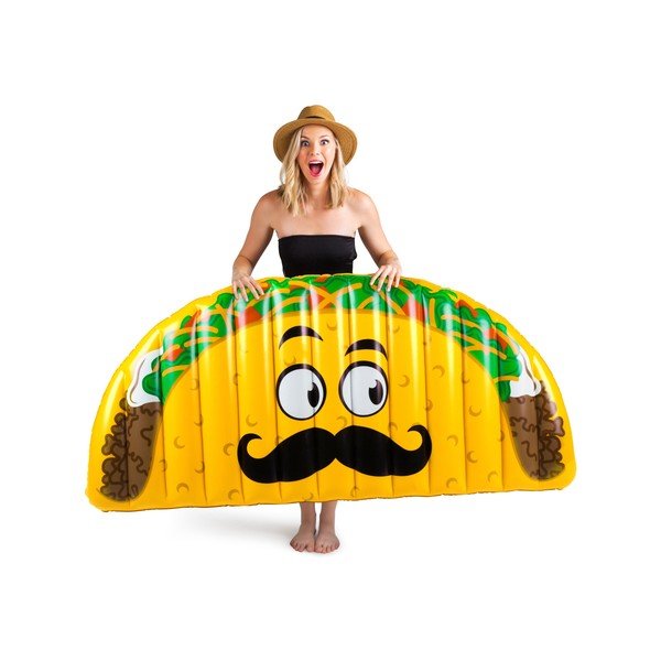 Dmuchany materac do wody w kształcie taco Big Mouth Inc.-image-2
