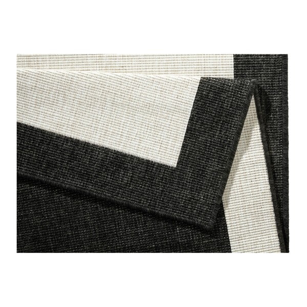 Czarno-kremowy dywan dwustronny odpowiedni na zewnątrz NORTHRUGS Panama, 200x290 cm-image-3