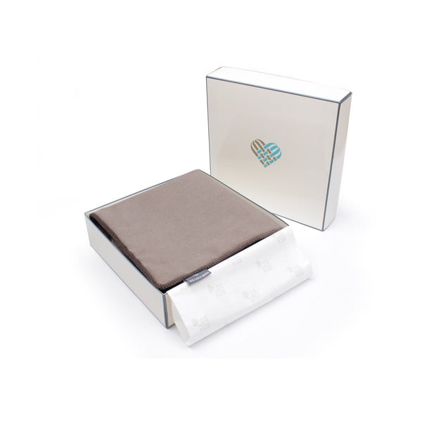 Ciemnobrązowa poszewka na poduszkę WeLoveBeds Flax Dark Chocolate, 50x50 cm-image-4