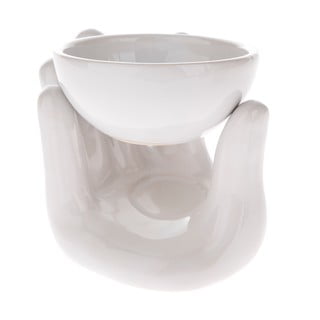 Biała ceramiczna lampka aromatyczna Dakls Posture