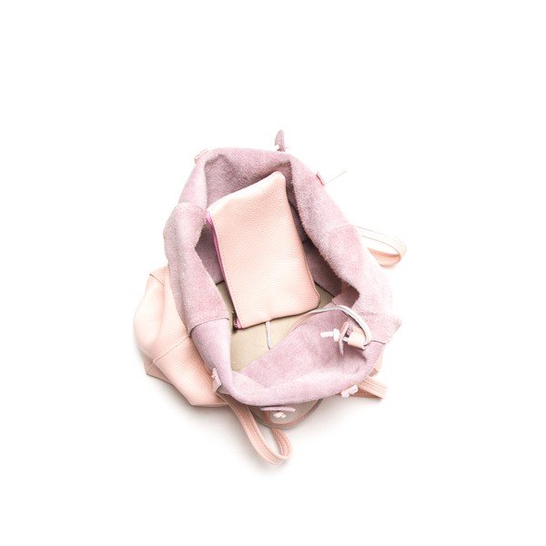 Torebka skórzana Simple Rosa-image-3