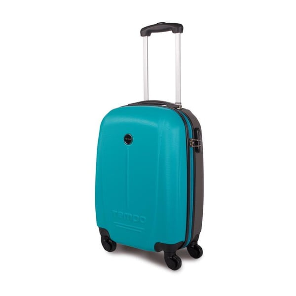 Niebieska walizka na kółkachTempo, 50cm
