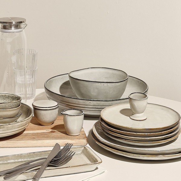 Kamionkowy kieliszek na jajko Artisan – Salt&Pepper-image-1