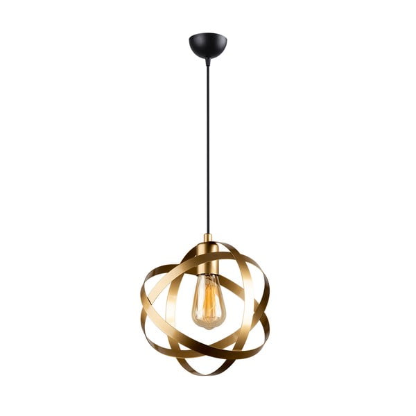 Metalowa lampa wisząca w kolorze złota Lama – Squid Lighting
