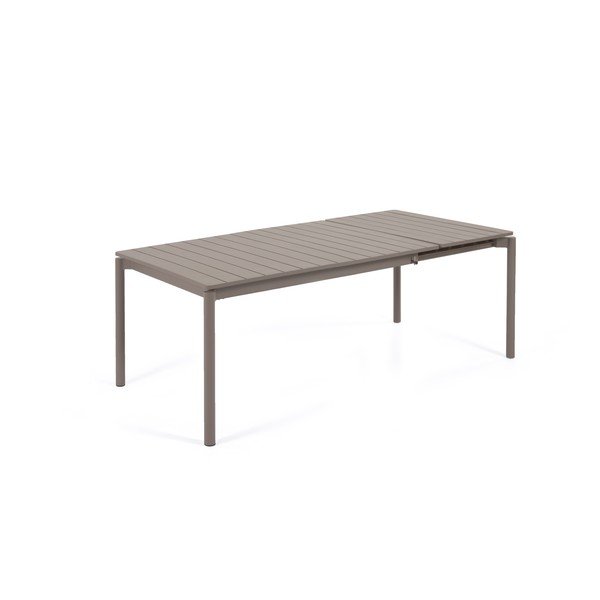 Brązowy aluminiowy stół ogrodowy Kave Home Zaltana, 140x90 cm-image-2