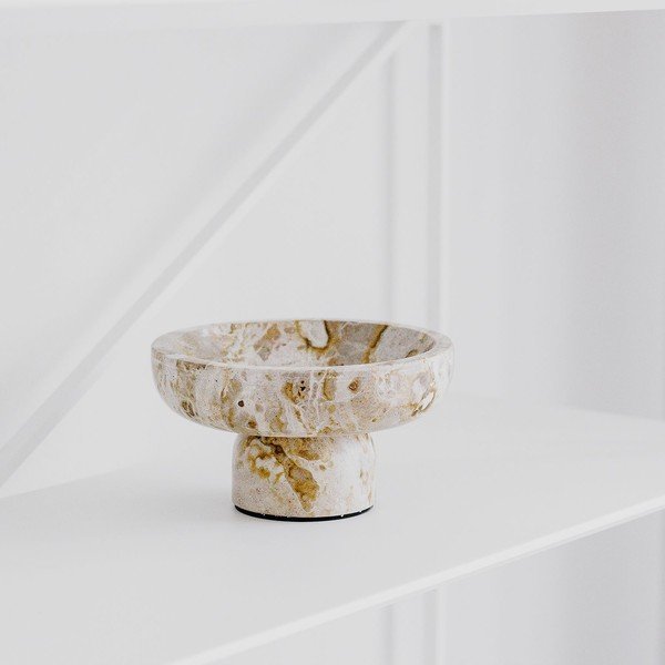 Marmurowa miska dekoracyjna ø 20 cm Opus – S|P Collection-image-1