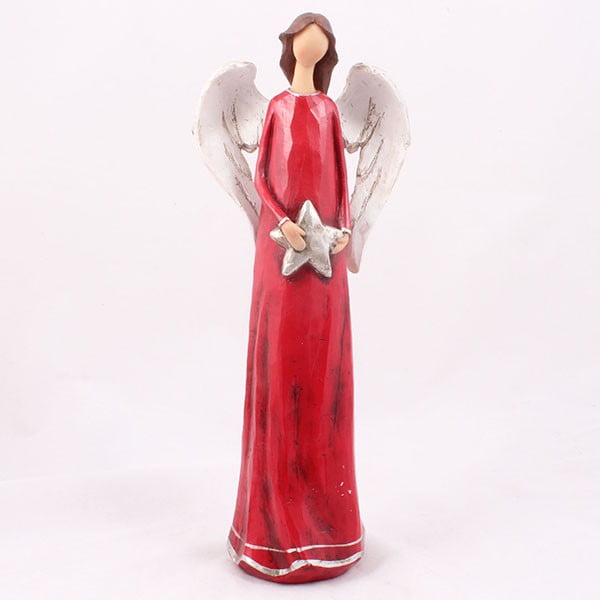 Ceramiczny anioł z gwiazdą Dakls