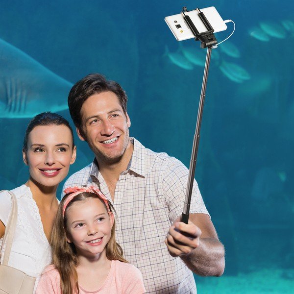 Selfie stick Celly, czarny-image-1