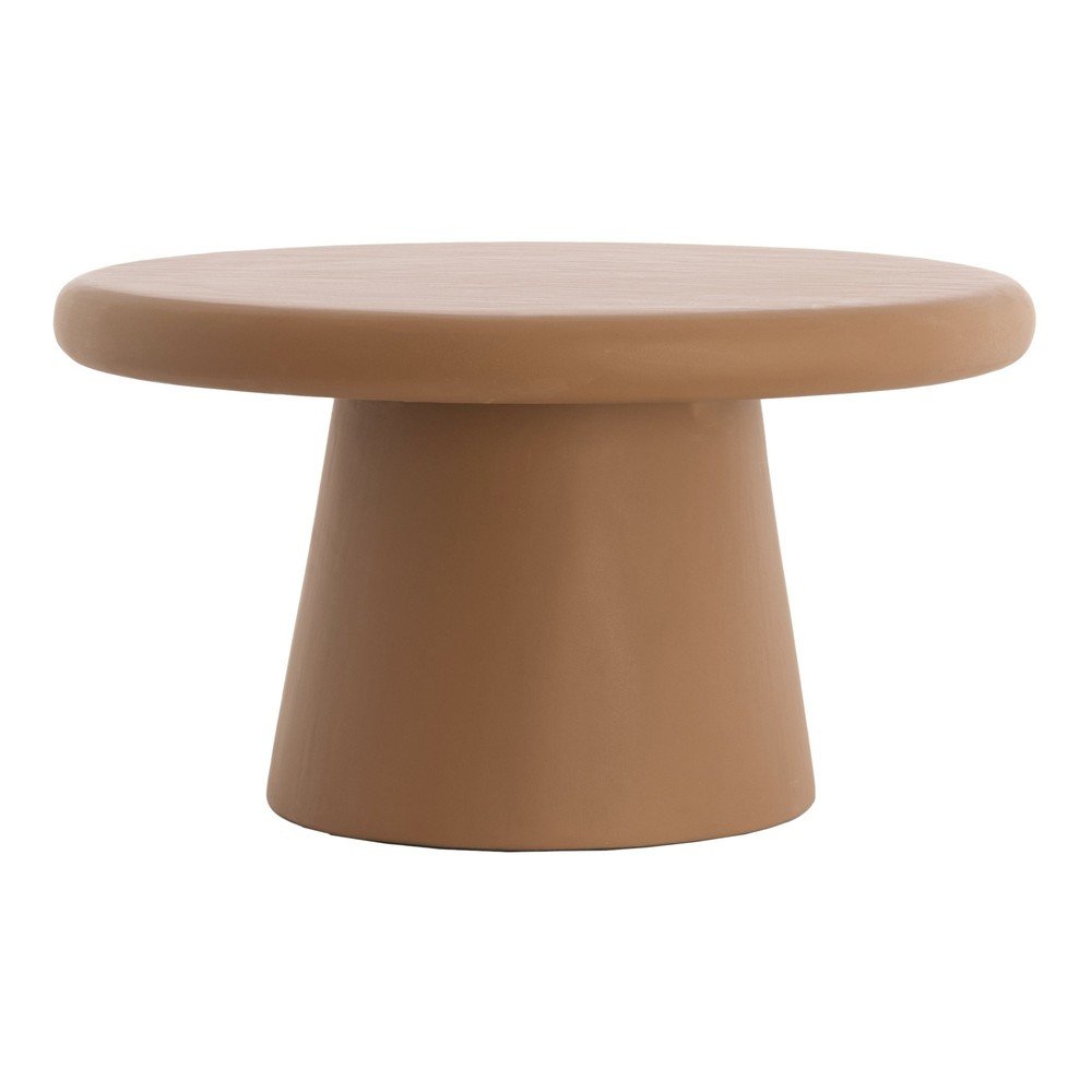Okrągły stolik w kolorze terakoty ø 70 cm Kulona – Light & Living