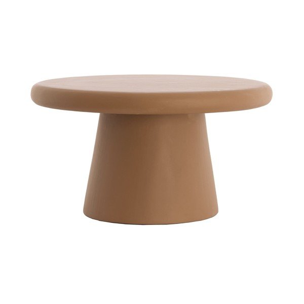 Okrągły stolik w kolorze terakoty ø 70 cm Kulona – Light & Living
