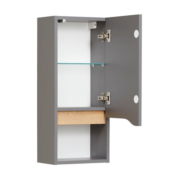 Szara wisząca szafka łazienkowa 30x70 cm Set 357 – Pelipal-image-2