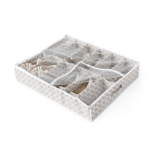 Beżowy organizer na buty pod łóżko Compactor, dł. 76 cm-image-2