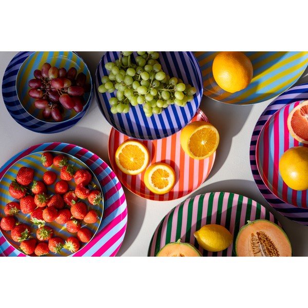 Zielona/jasnoróżowa żelazna miska Animado – PT LIVING-image-1