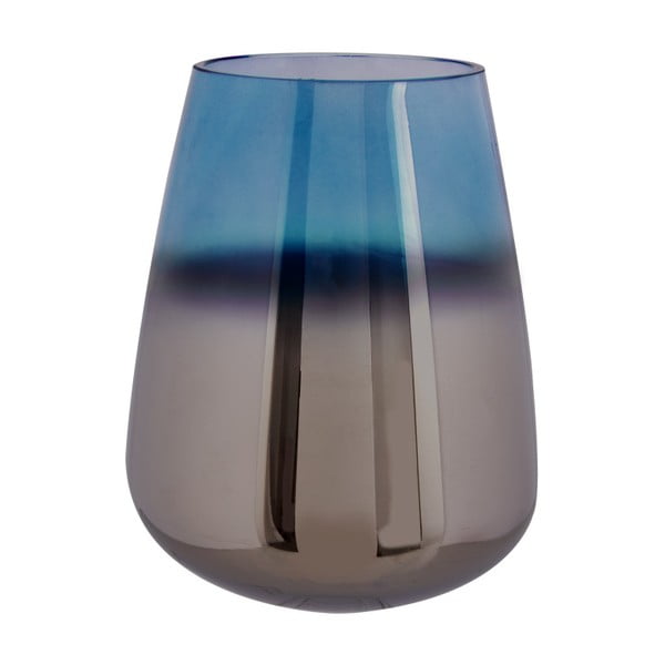 Niebieski wazon szklany PT LIVING Oiled, wys. 23 cm