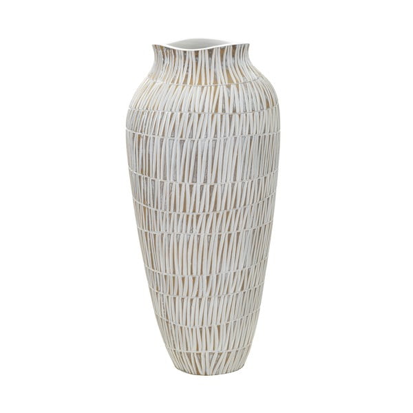 Biały wazon z żywicy polimerowej (wysokość 50 cm) Stiky – Mauro Ferretti