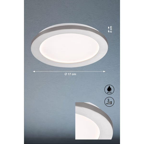 Lampa sufitowa LED w kolorze srebra Gotland – Fischer & Honsel-image-3