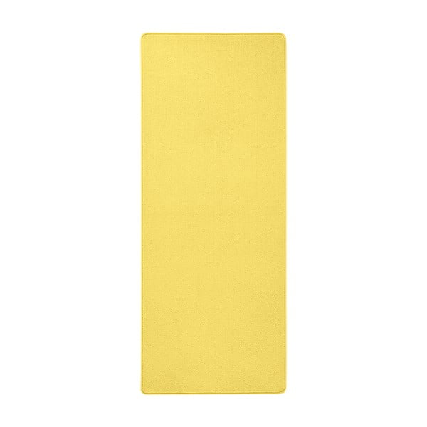 Żółty chodnik Hanse Home Fancy, 80x300 cm