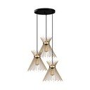 Metalowa lampa wisząca w kolorze złota ø 34 cm Izmir – Squid Lighting