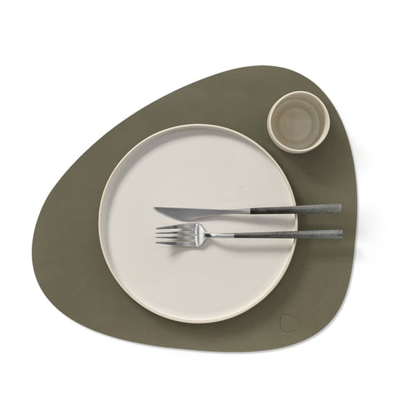 Mata stołowa ze skóry ekologicznej 37x44 cm Curve L Nupo – LIND DNA-image-2