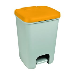 Szaro-pomarańczowy kosz na śmieci Curver Essentials, 20 l
