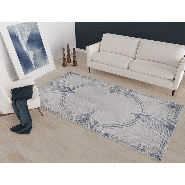 Jasnoszary dywan odpowiedni do prania 80x50 cm – Vitaus-image-1