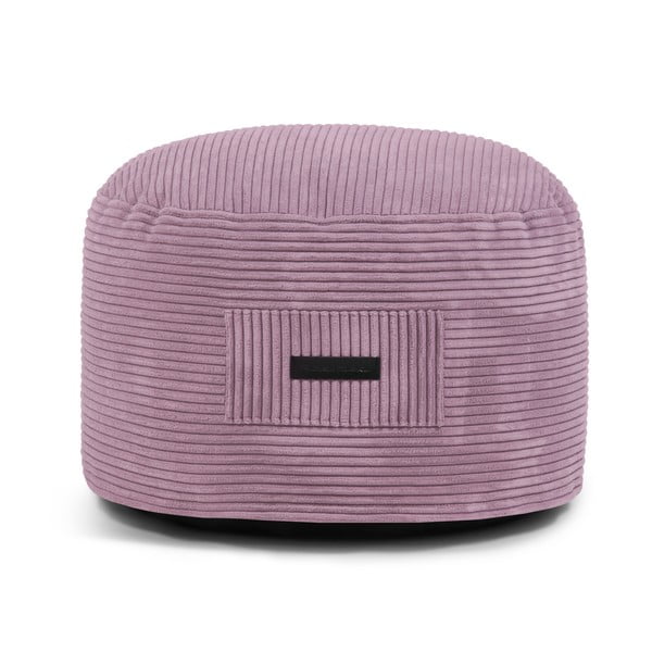 Fioletowy sztruksowy puf Om 60 – SLOWDOWN