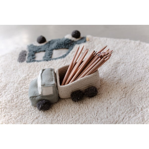 Tekstylne dziecięce kosze na zabawki 2 szt. 24x14x8 cm Truck – Lorena Canals-image-3