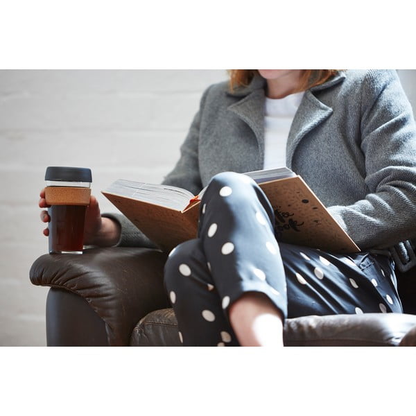 Czarno-brązowy kubek podróżny 454 ml Brew Cork Nitro L – KeepCup-image-1