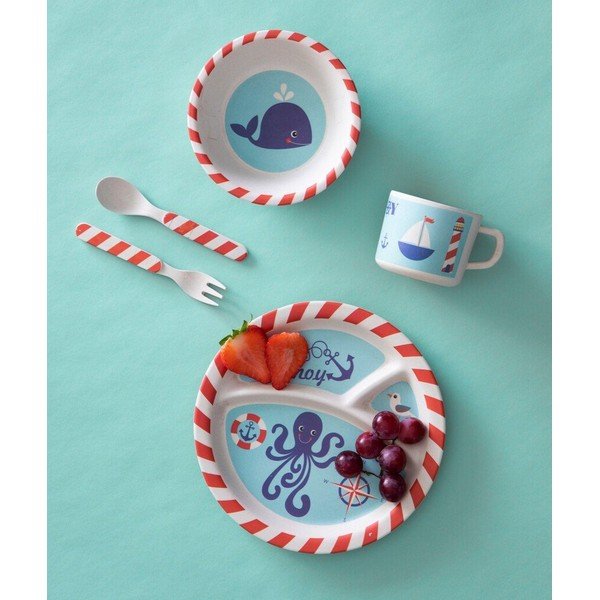Bambusowy zestaw naczyń dla dzieci 5 szt. Eden – Premier Housewares-image-1