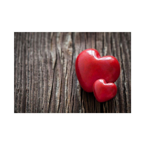 Dywanik winylowy Hearts, 52x75 cm